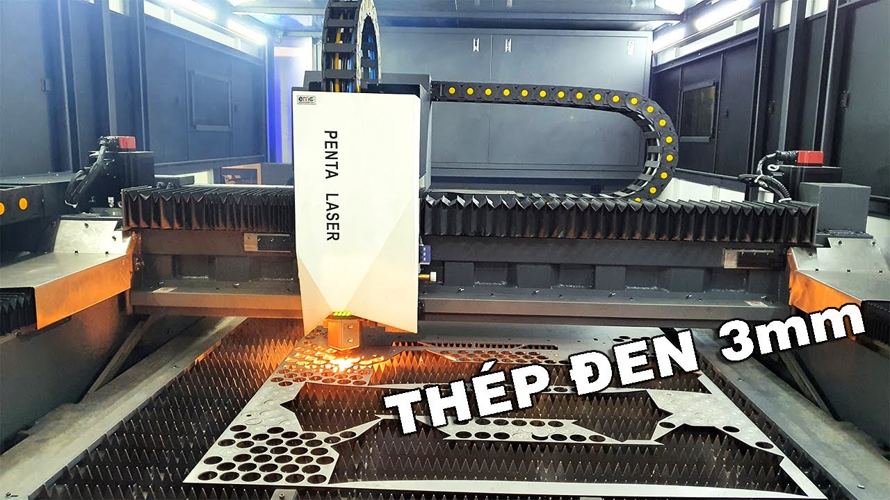 Gia công cắt laser thép đen